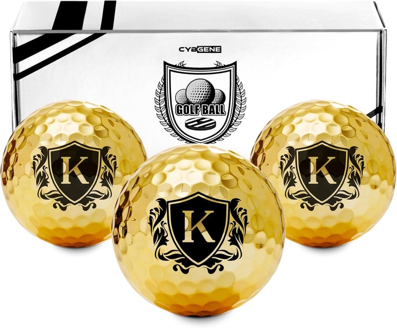 CybGene Golf Gifts for Men Unique, Personalized Colored Golf Balls, Cool Accessories for Golfers, Golf Lovers, for Birthday and Christmas - Image 1